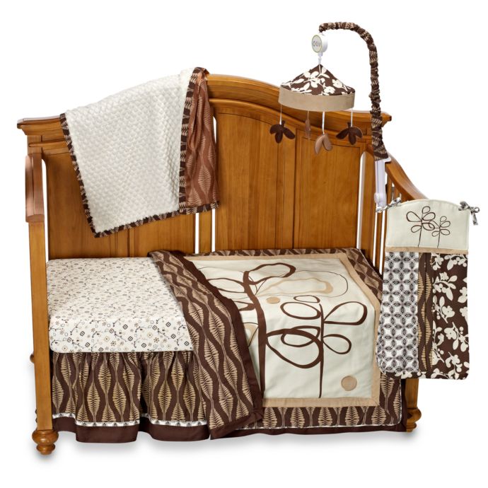 Cocalo Pewter 4 Piece Crib Bedding Set And Accessories Bed Bath