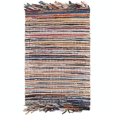 Safavieh Vintage Leather Quade 2&#39; x 3&#39; Multicolor Accent Rug. View a larger version of this product image.
