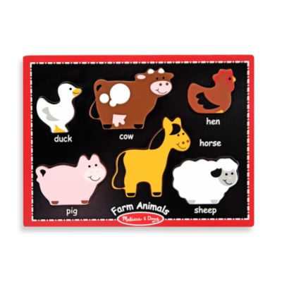 melissa and doug chunky farm puzzle