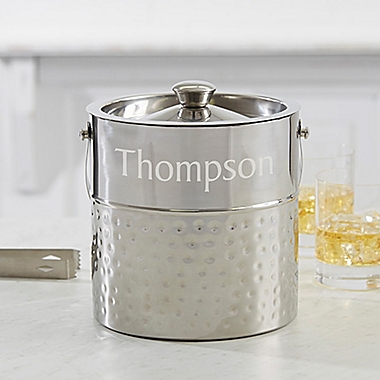 Hampton Collection Personalized Ice Bucket. View a larger version of this product image.