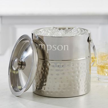 Hampton Collection Personalized Ice Bucket. View a larger version of this product image.