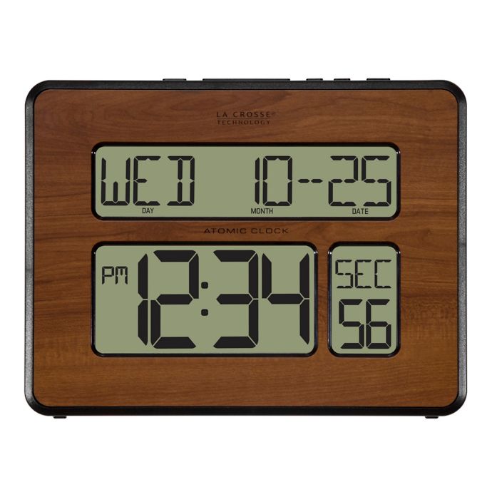 atomic digital wall clock at menards