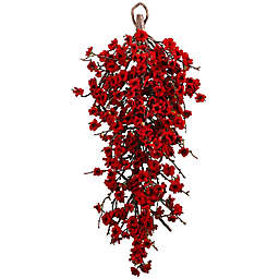 Nearly Natural Artificial Plum Blossom Teardrop Decoration