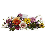 Nearly Natural 28-Inch African Sunflower Candelabrum
