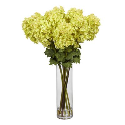 fake yellow flowers in vase