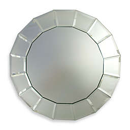 ChargeIt! by Jay Round Mirror 13-Inch Charger in Portico