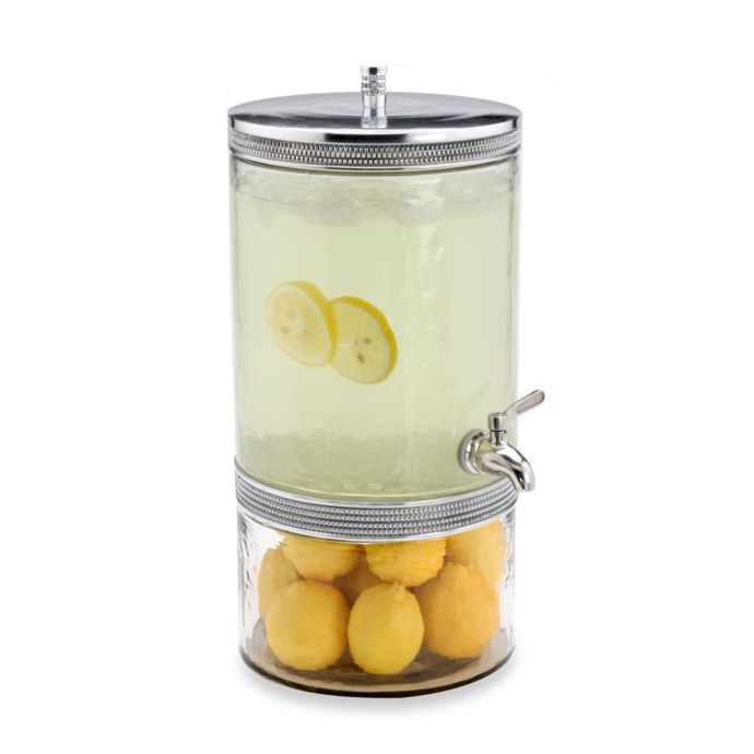 Arthur Court Designs Perla Recycled Glass Beverage Dispenser 2