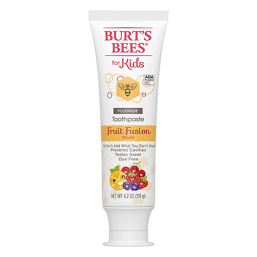 Alternate image 1 for Burts Bees® For Kids 4.2 oz. Fruit Fusion Fluoride Toothpaste