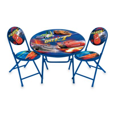 disney cars table and chair set