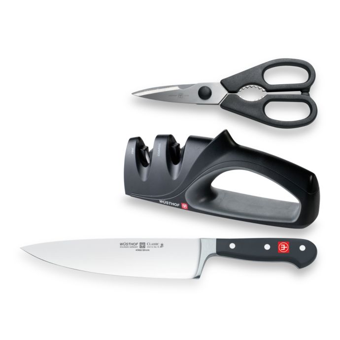 wusthof classic 3 piece knife set