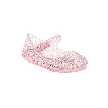 Stepping Stones Size 5 Glitter Jelly Shoe in Pink. View a larger version of this product image.
