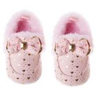 Alternate image 1 for First Steps Size 3-6M Moccassin Slipper in Light Pink