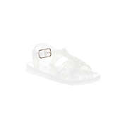Stepping Stones Size 4 Cross Strap Jelly Sandal in Clear