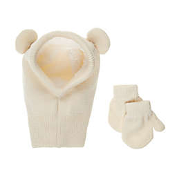 Koala Baby 2-Piece Balaclava Hat and Mittens Set in Ivory