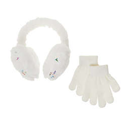 Laura Ashley® Faux Fur Earmuff and Glove Set