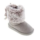 Alternate image 0 for First Steps Size 4 Faux Fur Boot in Charcoal