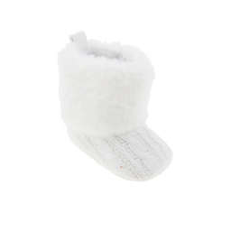 Stepping Stones Faux Fur Boot in White