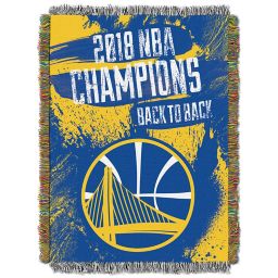 NBA Golden State Warriors 2018 NBA Champions Tapestry Throw Blanket