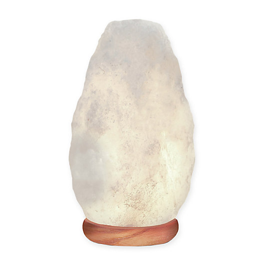 Alternate image 1 for Himalayan Glow® Medium Natural Salt Crystal Lamp in White