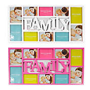 Northlight 28.75-Inch Dual-Sized &#39;Family&#39; Picture Collage Frame