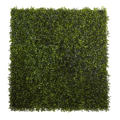 Nearly Natural 12-Inch x 10-Inch Artificial Boxwood Mat (Set of 12)