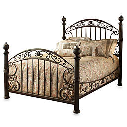 Hillsdale Chesapeake Queen Complete Bed in Rustic Brown