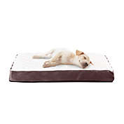 PETMAKER Orthopedic Charcoal Infused Pet Bed in Brown/White