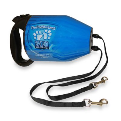 The Freedom Leash™ Two-Dog Retractable 