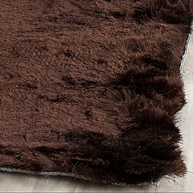Safavieh Paris Chocolate 5-Foot x 7-Foot Shag Rug. View a larger version of this product image.