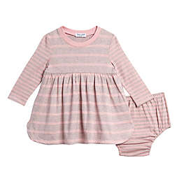 Splendid Kids Stripe Dress Set in Pink/Grey