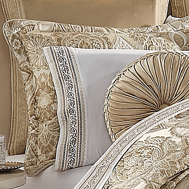 J. Queen New York&trade; Sandstone 4-Piece Reversible Queen Comforter Set in Beige. View a larger version of this product image.