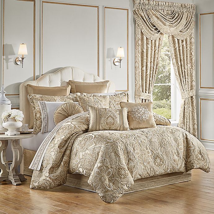 J. Queen New York™ Sandstone 4-Piece Reversible  King Comforter Set in Beige