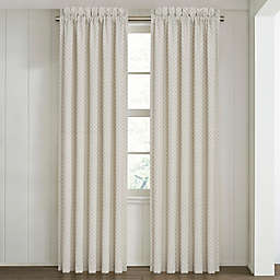 J. Queen New York™ Garden View 2-Pack 84-Inch Rod Pocket Window Curtain Panels in Ivory