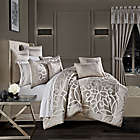 Alternate image 0 for J. Queen New York&trade; Deco 4-Piece King Comforter Set in Silver