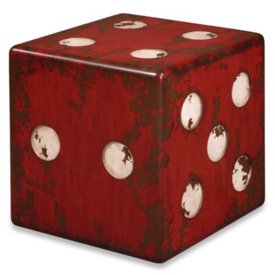 Uttermost Dice Accent Table