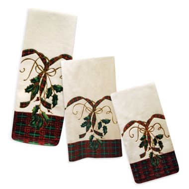 lenox christmas bath towels