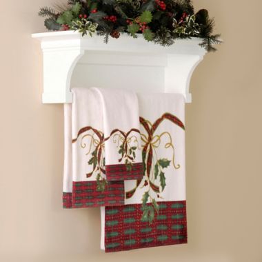 lenox holiday nouveau bath towels