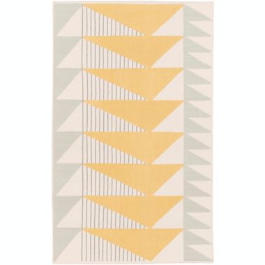 Surya Renata 5' x 7'6 Area Rug in Wheat/Light Grey. View a larger version of this product image.