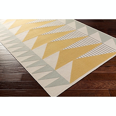 Surya Renata 5&#39; x 7&#39;6 Area Rug in Wheat/Light Grey. View a larger version of this product image.