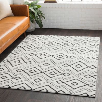 Decorative Polyester Floor Mat with Non-Skid Backing Lunarable Moroccan Trellis Doormat 30 X 18 Brown Ivory Monochrome Golden Yellow Royal Middle Ages Oriental