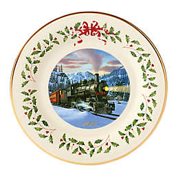 Lenox® Holiday Train 2021 Collector's Dinner Plate in Ivory