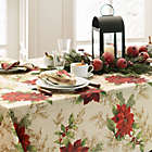 Alternate image 2 for Holiday Festive Poinsettia Table Linen Collection