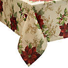 Alternate image 0 for Holiday Festive Poinsettia Table Linen Collection