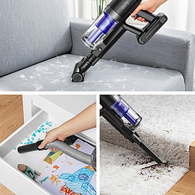 eufy&reg; HomeVac S11 Reach Cordless Stick Vacuum in Black. View a larger version of this product image.