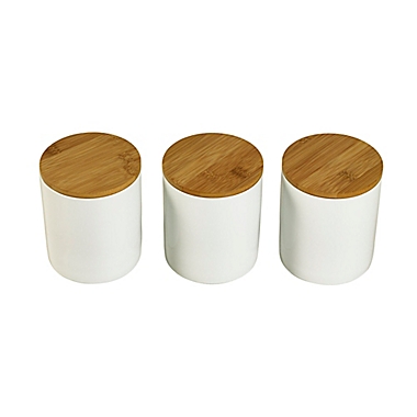 Denmark Canisters in Off White (Set of 3). View a larger version of this product image.