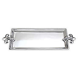 Arthur Court Designs French Lily 21-Inch Oblong Tray