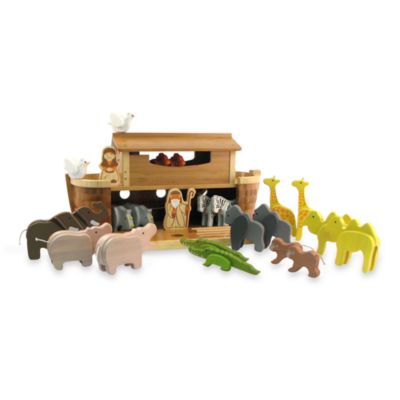 large wooden noah's ark