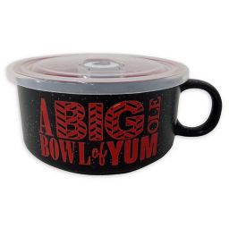Boston Warehouse 22 oz. Big Ol Yum Covered Multicolor Soup Mug