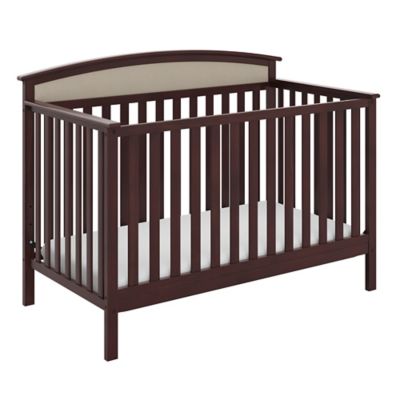 baby crib with upholstered headboard