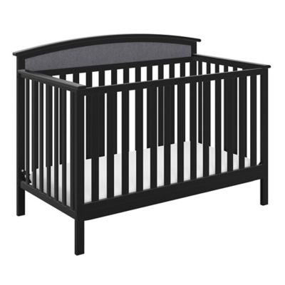 baby crib with upholstered headboard